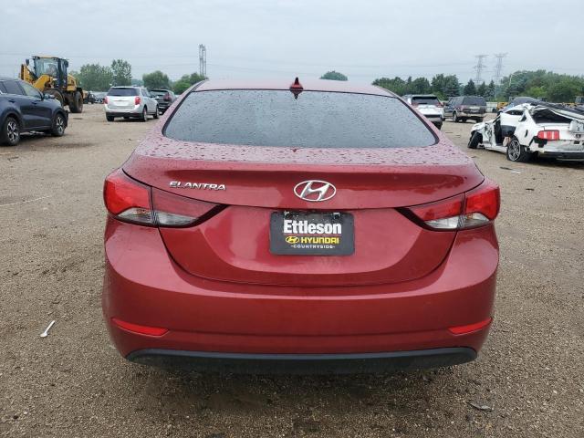  HYUNDAI ELANTRA 2016 Красный