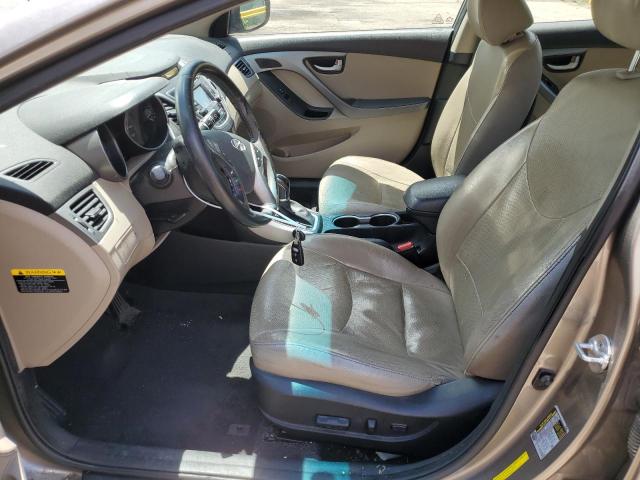  HYUNDAI ELANTRA 2014 Золотий
