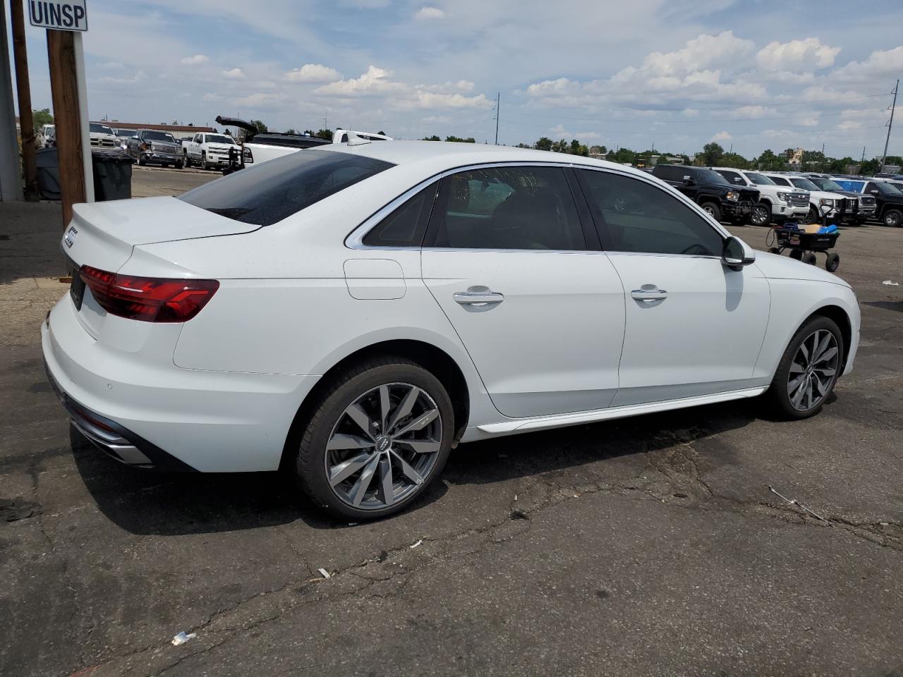 2020 Audi A4 Premium Plus white null gas WAUHMBF44LA061652 photo #4