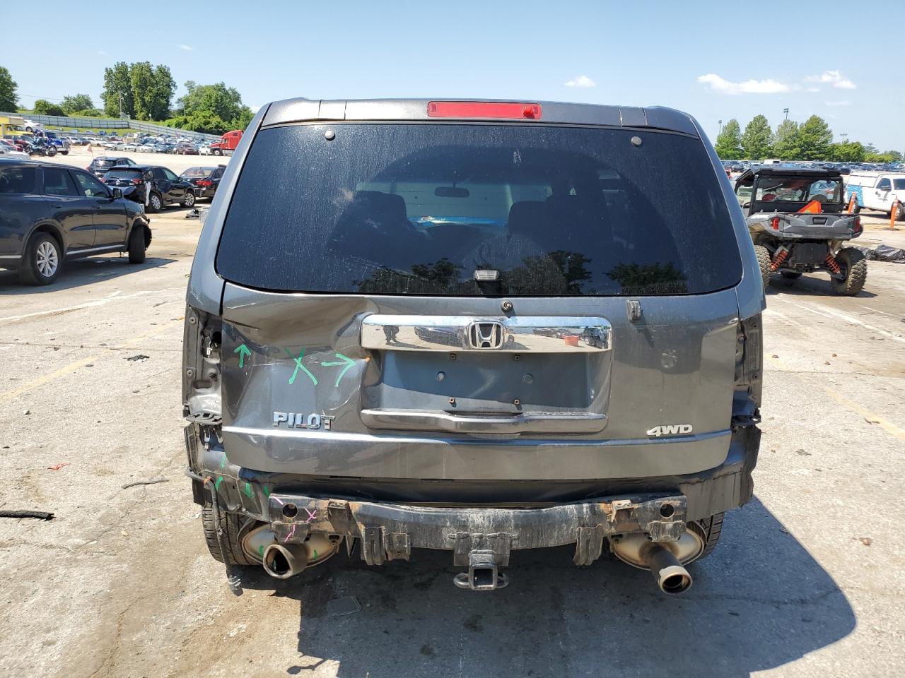 2012 Honda Pilot Ex VIN: 5FNYF4H4XCB004580 Lot: 63078565