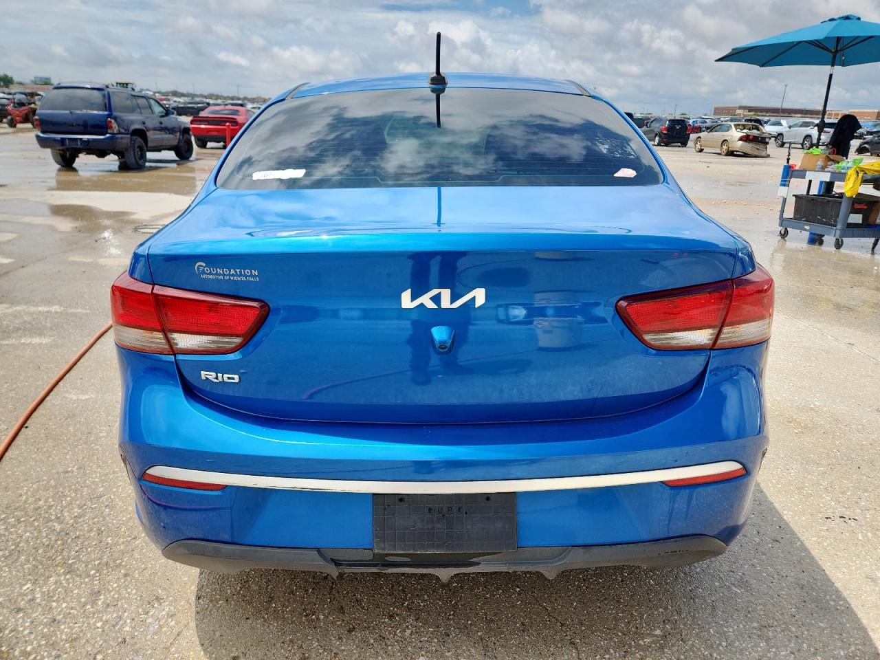 2022 Kia Rio Lx VIN: 3KPA24AD2NE491855 Lot: 64660485