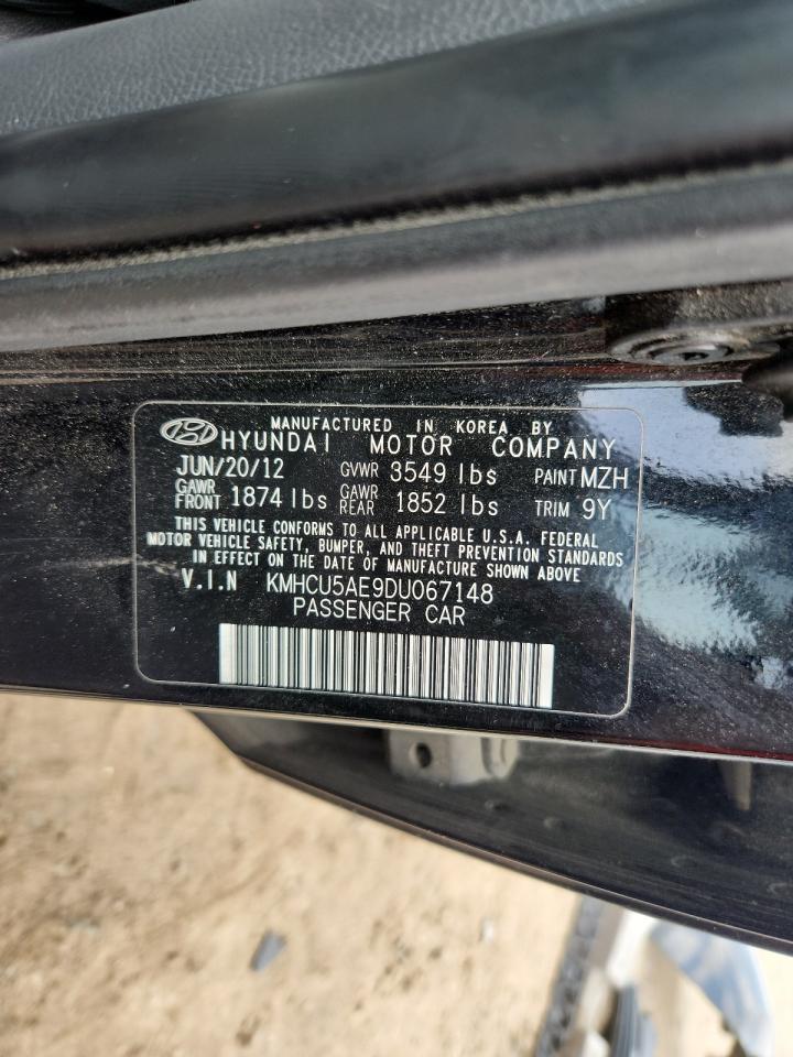 2013 Hyundai Accent Gls VIN: KMHCU5AE9DU067148 Lot: 64268465