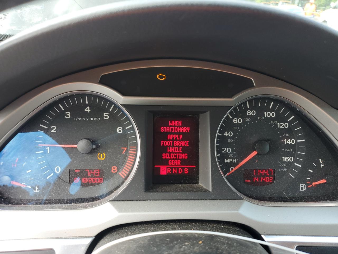 2008 Audi A6 3.2 Quattro VIN: WAUDH74F78N116728 Lot: 64983895