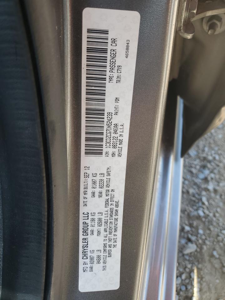 2013 Dodge Avenger Sxt VIN: 1C3CDZCG7DN524239 Lot: 64990005