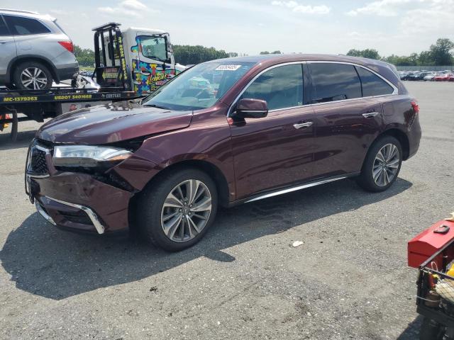  ACURA MDX 2017 Bordowy
