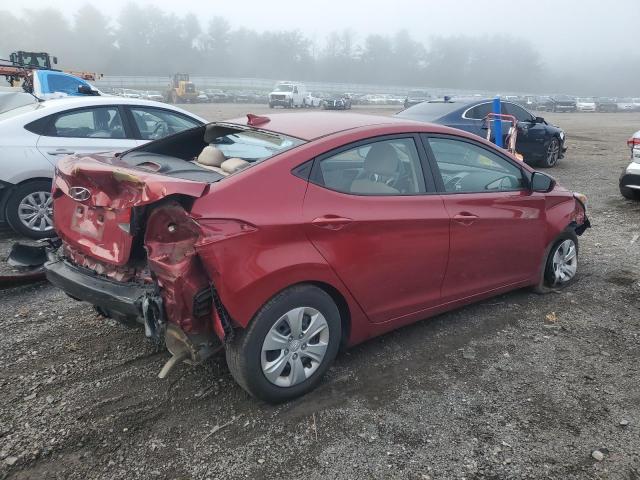 Sedans HYUNDAI ELANTRA 2016 Red