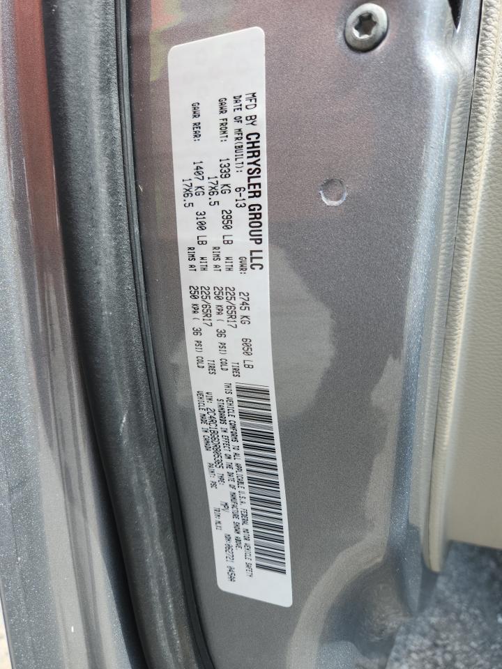 2013 Chrysler Town & Country Touring VIN: 2C4RC1BG6DR805365 Lot: 63481315