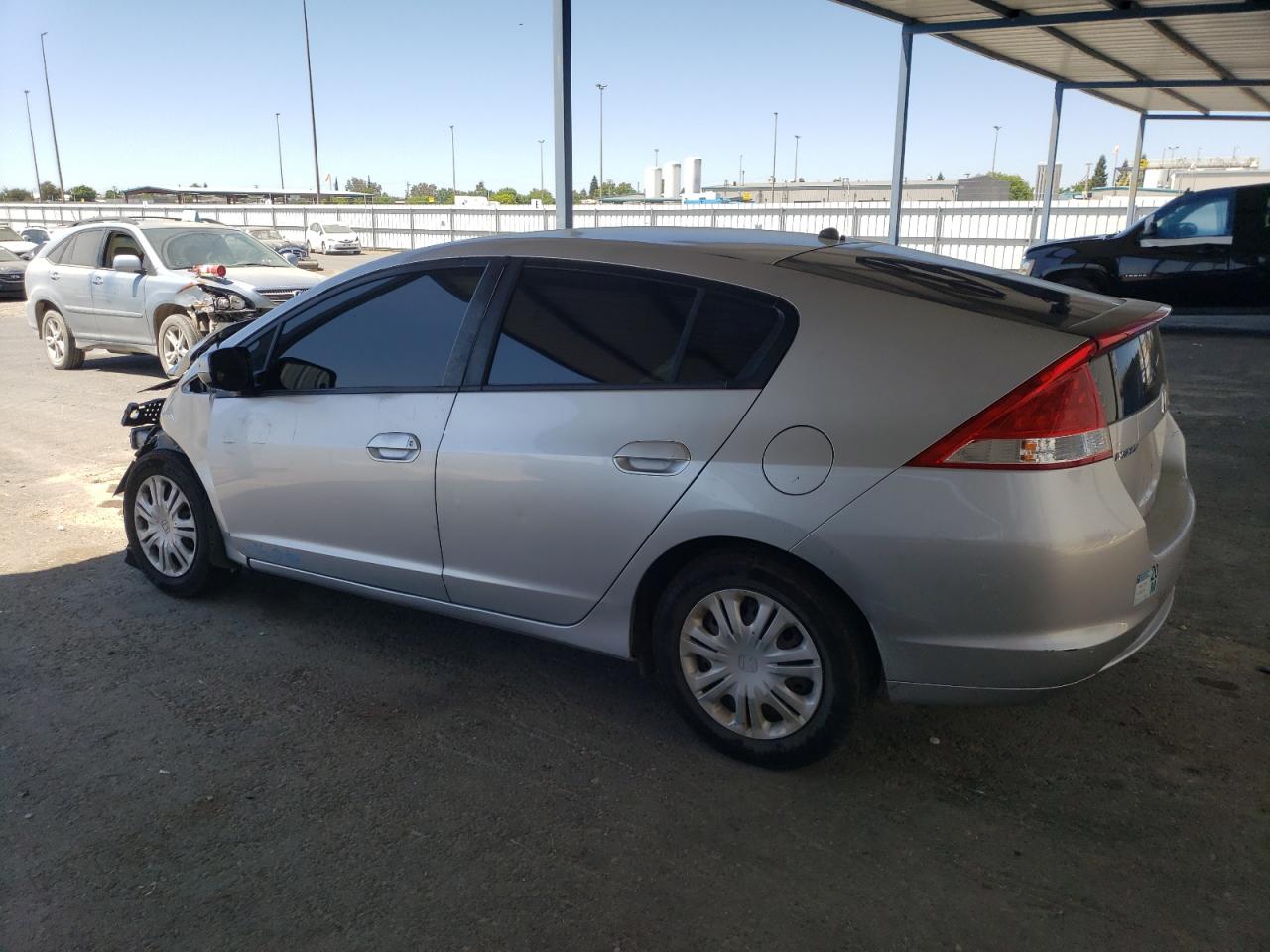 2010 Honda Insight Lx silver null hybrid JHMZE2H56AS022240 photo #3