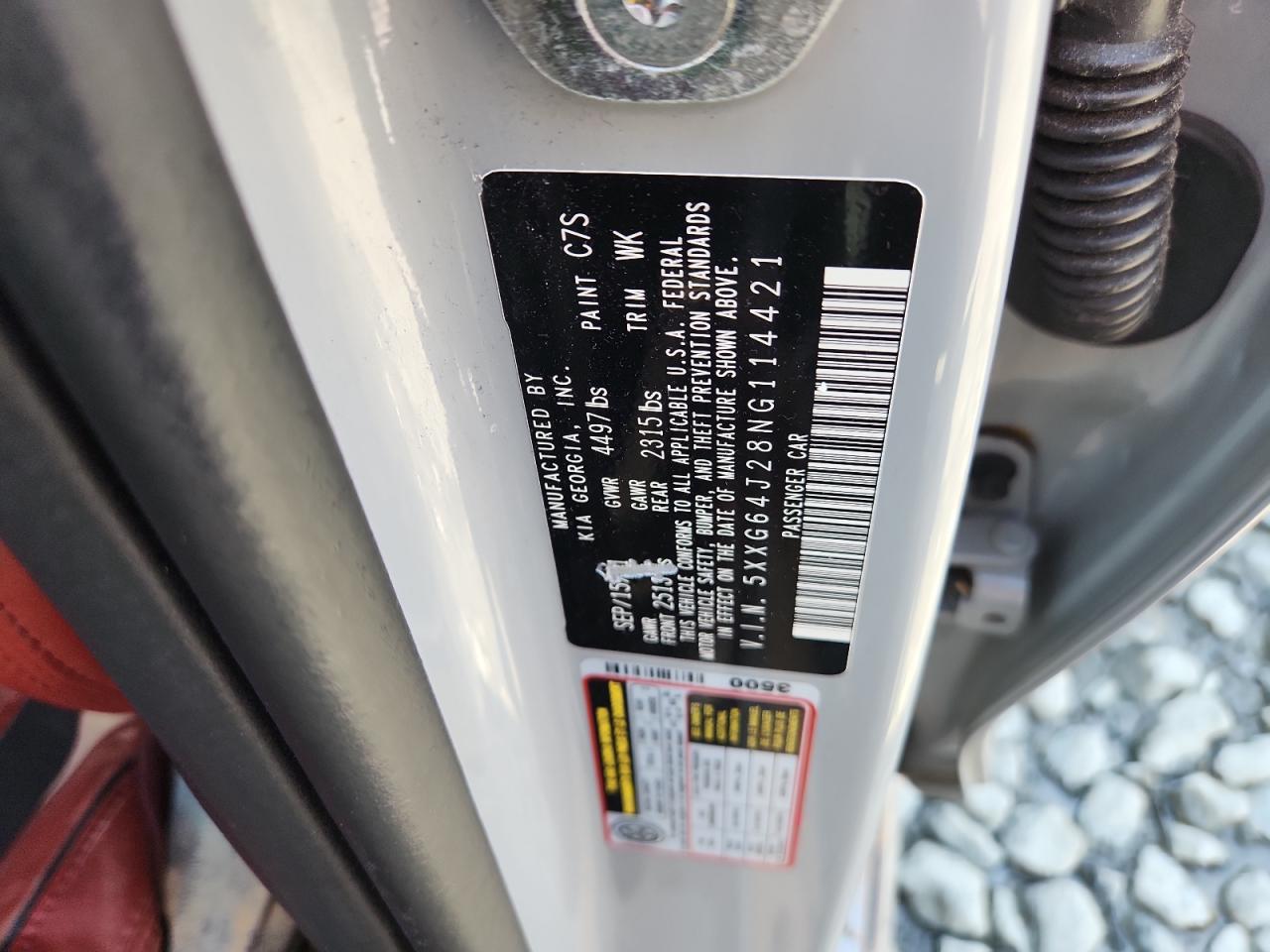 2022 Kia K5 Gt Line VIN: 5XXG64J28NG114421 Lot: 65122035