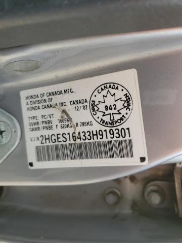 2003 HONDA CIVIC DX  