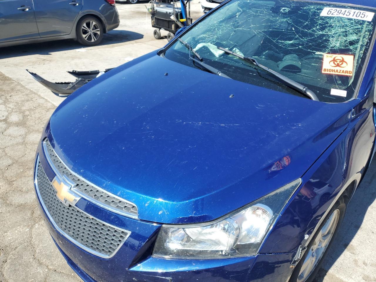 2012 Chevrolet Cruze Lt VIN: 1G1PF5SC0C7360696 Lot: 62945105