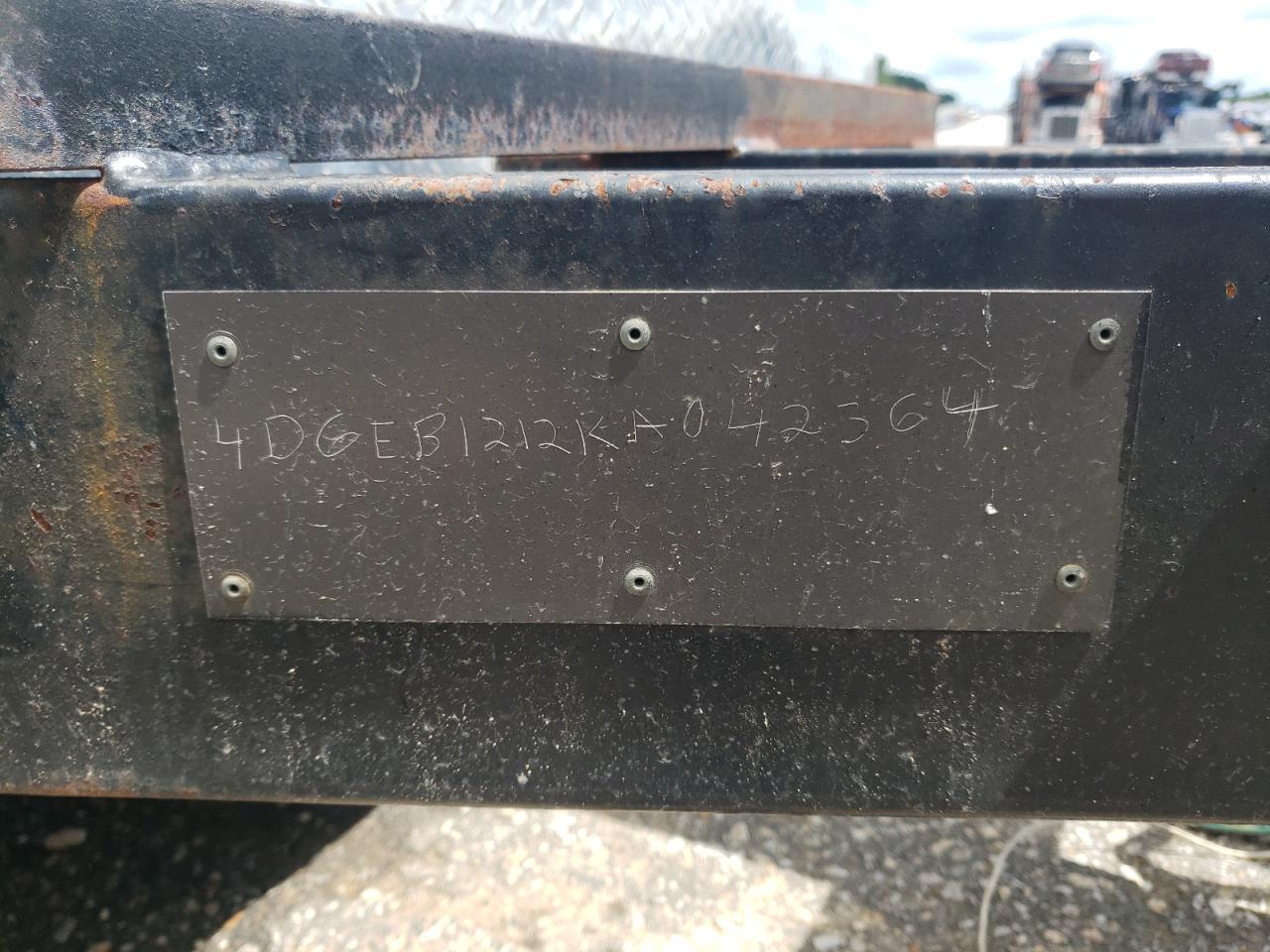 2019 Cargo Craft Enclosed Cargo Trailer VIN: 4D6EB1212KA042364 Lot: 64479315