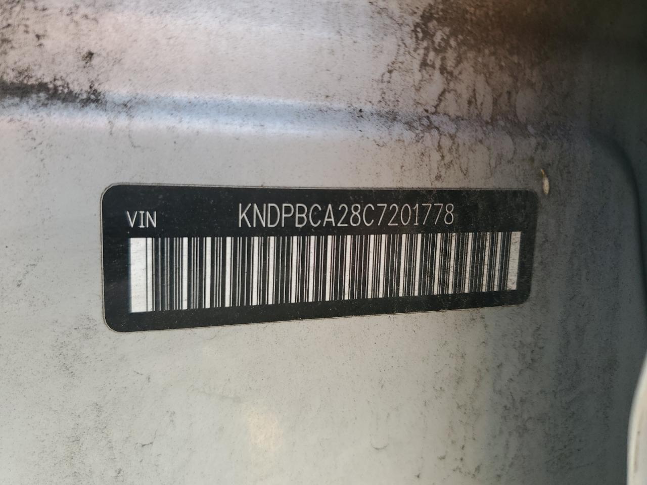 kndpbca28c7201778 KNDPBCA28C7201778 2012 Kia Sportage Lx