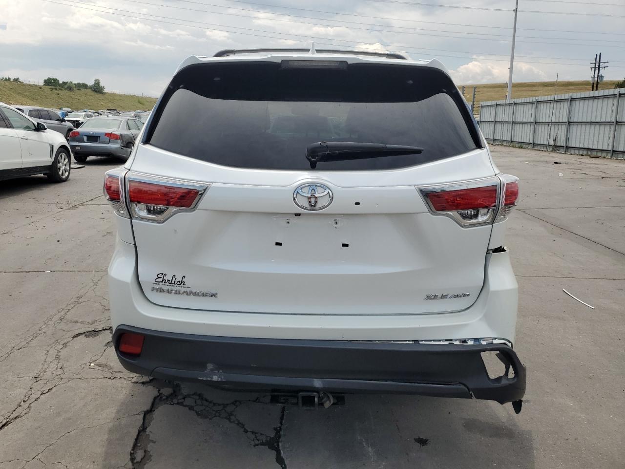 2015 Toyota Highlander Xle VIN: 5TDJKRFH7FS169633 Lot: 64493795