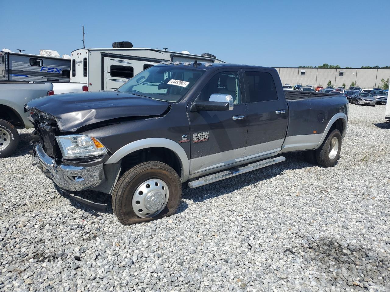 2018 Ram 3500 Laramie Crew Ca VIN: 3C63RRJL8JG361321 Lot: 64492505