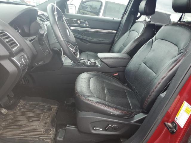 Parquets FORD EXPLORER 2017 Czerwony