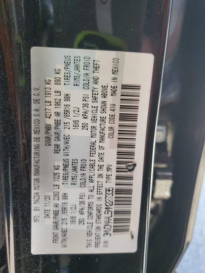 2021 Mazda Cx-30 VIN: 3MVDMAAL5MM227335 Lot: 64792875