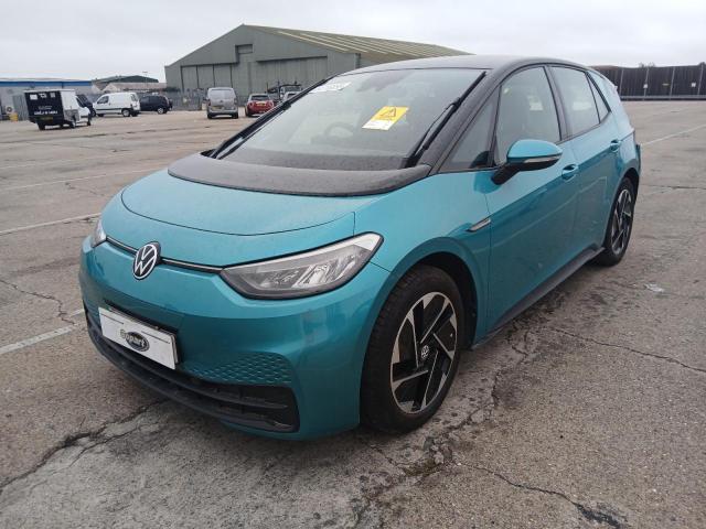 2020 VOLKSWAGEN ID.3 150KW LIFE PRO PERFORMANCE 58KWH 5DR AUTO for sale at Copart NEWBURY