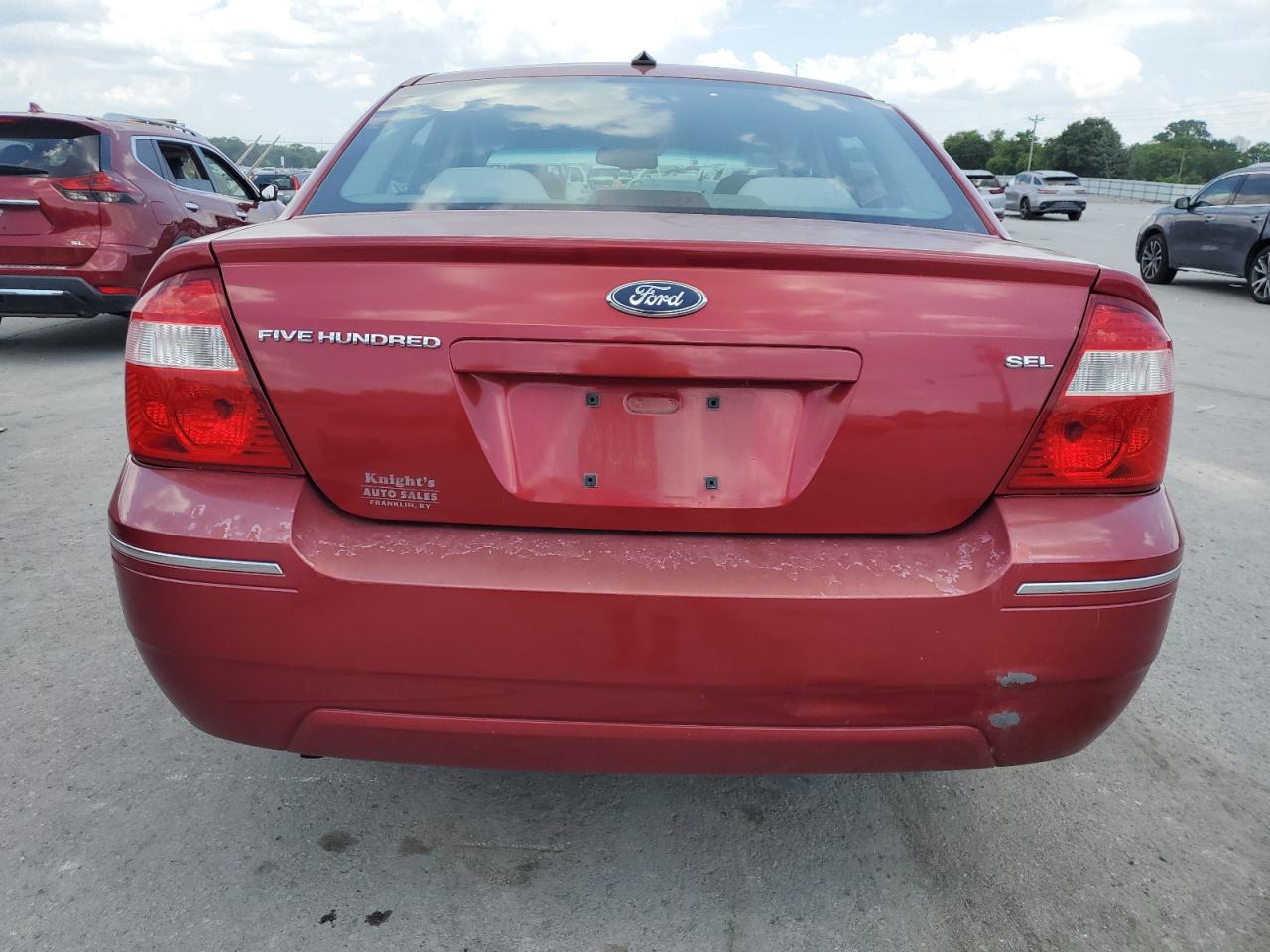 2007 Ford Five Hundred Sel VIN: 1FAHP24187G133688 Lot: 63044705