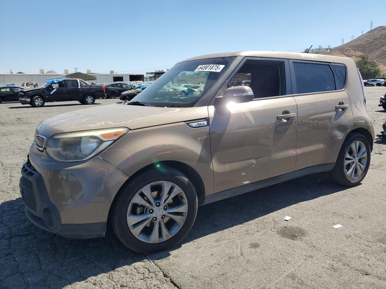 2014 Kia Soul + VIN: KNDJP3A52E7039988 Lot: 64901875