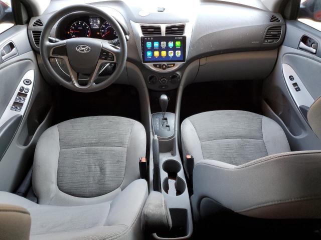  HYUNDAI ACCENT 2016 Czerwony
