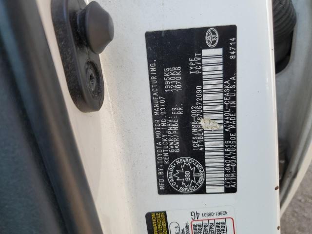 2007 TOYOTA CAMRY CE  