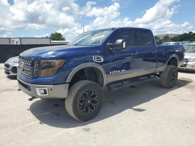 Pickups NISSAN TITAN 2016 Blue
