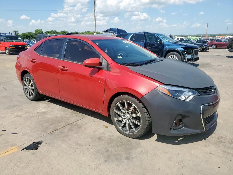  TOYOTA COROLLA 2015 Red