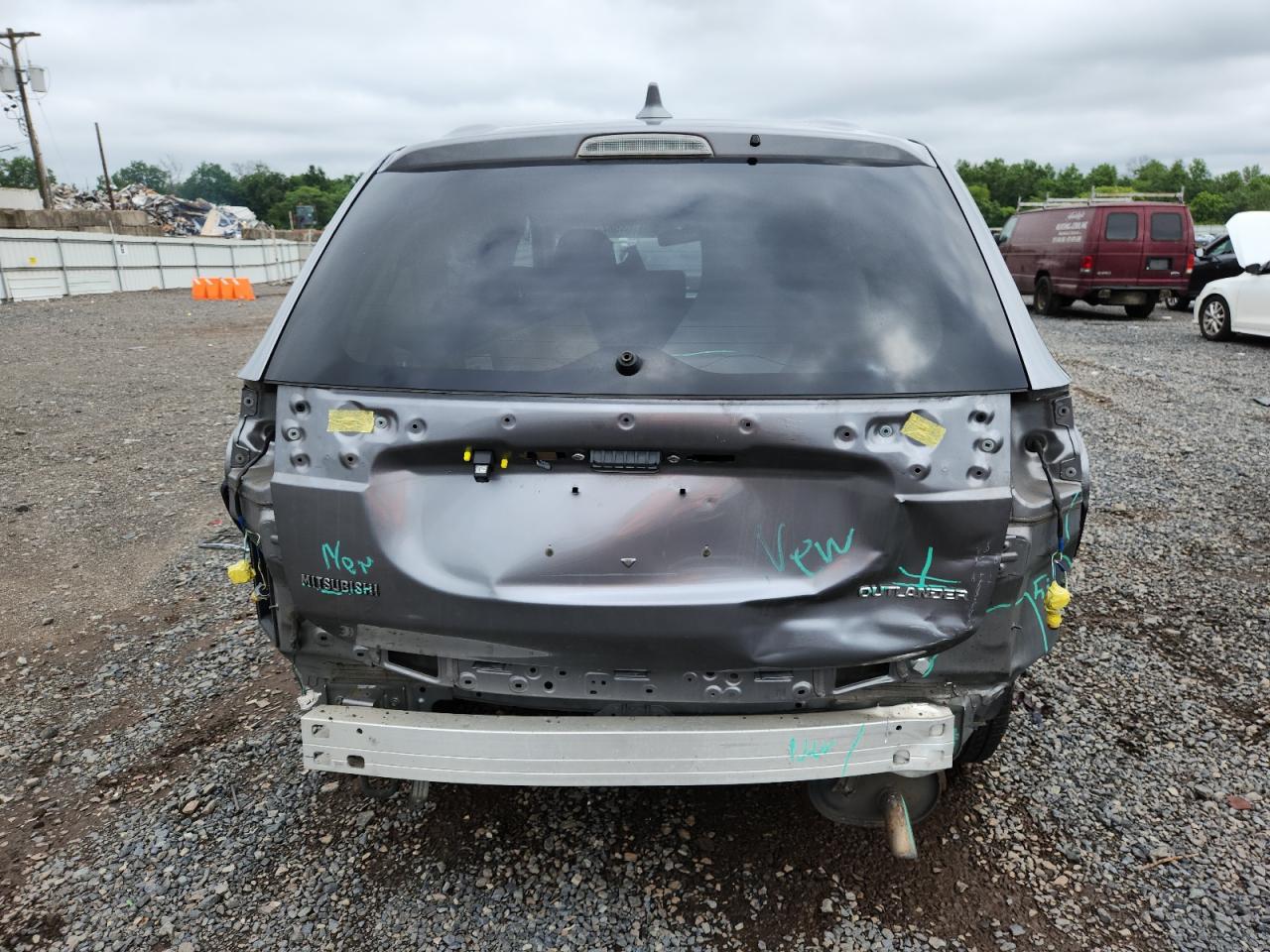 2019 Mitsubishi Outlander Es VIN: JA4AD2A34KZ053760 Lot: 64562245