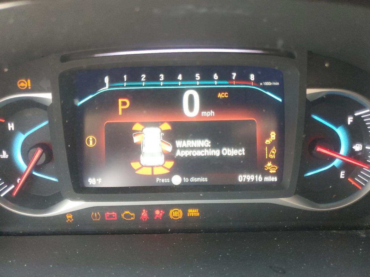 2019 Honda Pilot Touring VIN: 5FNYF6H61KB082080 Lot: 64541025
