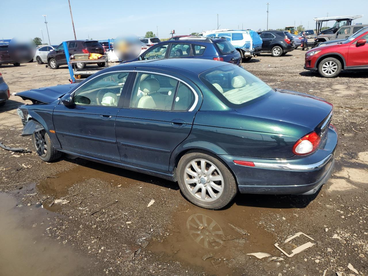 2002 Jaguar X-Type 2.5 green sedan gas SAJEA51D92XC59070 photo #3