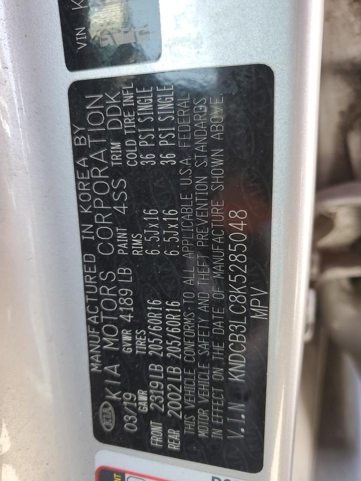 2019 Kia Niro Fe VIN: KNDCB3LC8K5285048 Lot: 65077875
