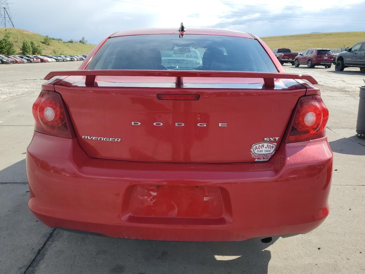 2013 Dodge Avenger Sxt VIN: 1C3CDZCB8DN581196 Lot: 62960765