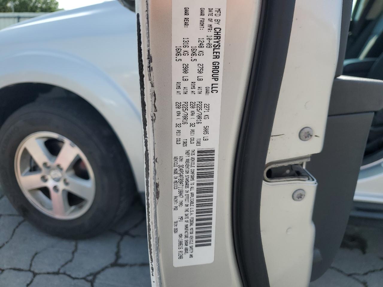 2010 Dodge Journey Se VIN: 3D4PG4FB9AT118047 Lot: 65352185