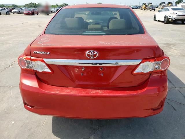 Sedans TOYOTA COROLLA 2012 Czerwony