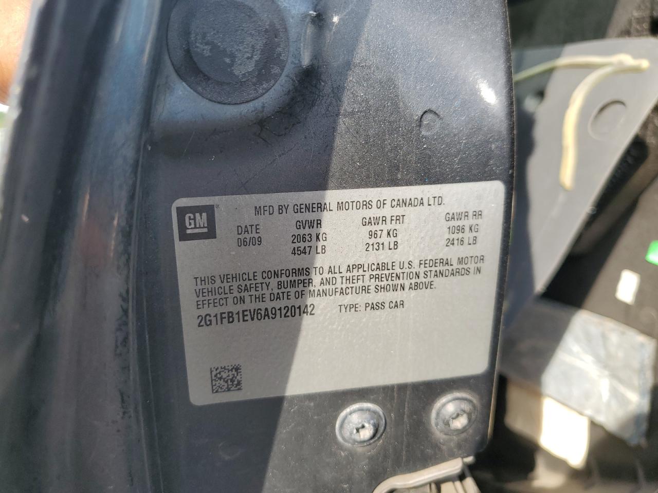 2010 Chevrolet Camaro Lt VIN: 2G1FB1EV6A9120142 Lot: 66666585