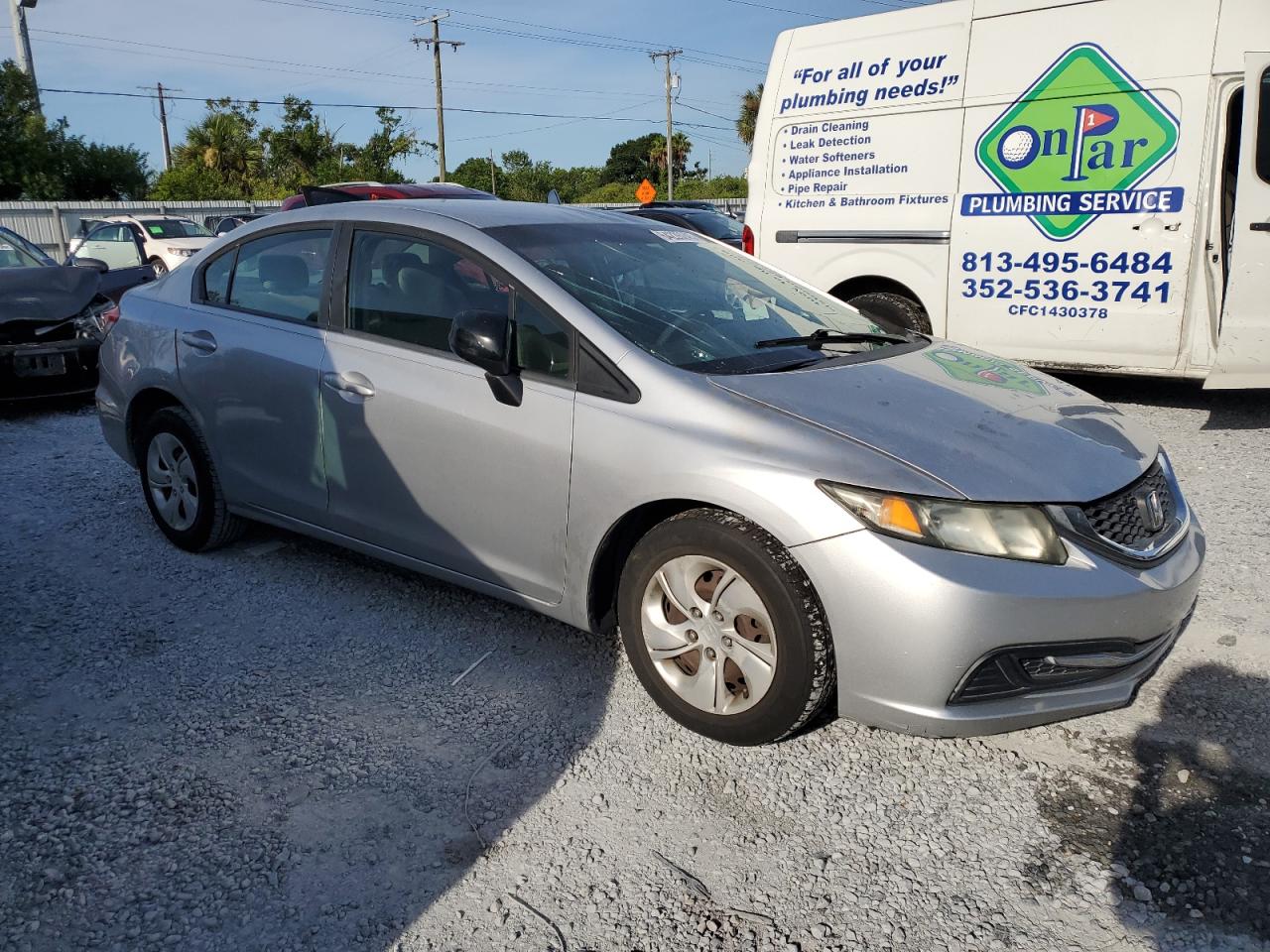 2013 Honda Civic Lx VIN: 19XFB2F55DE032555 Lot: 64226245