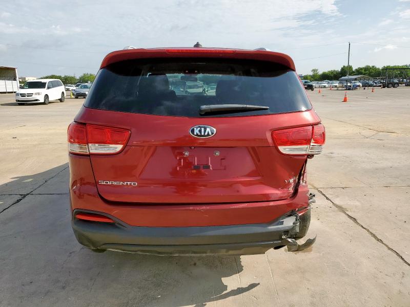  KIA SORENTO 2016 Czerwony