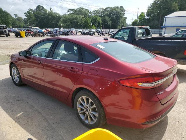 Sedans FORD FUSION 2017 Red