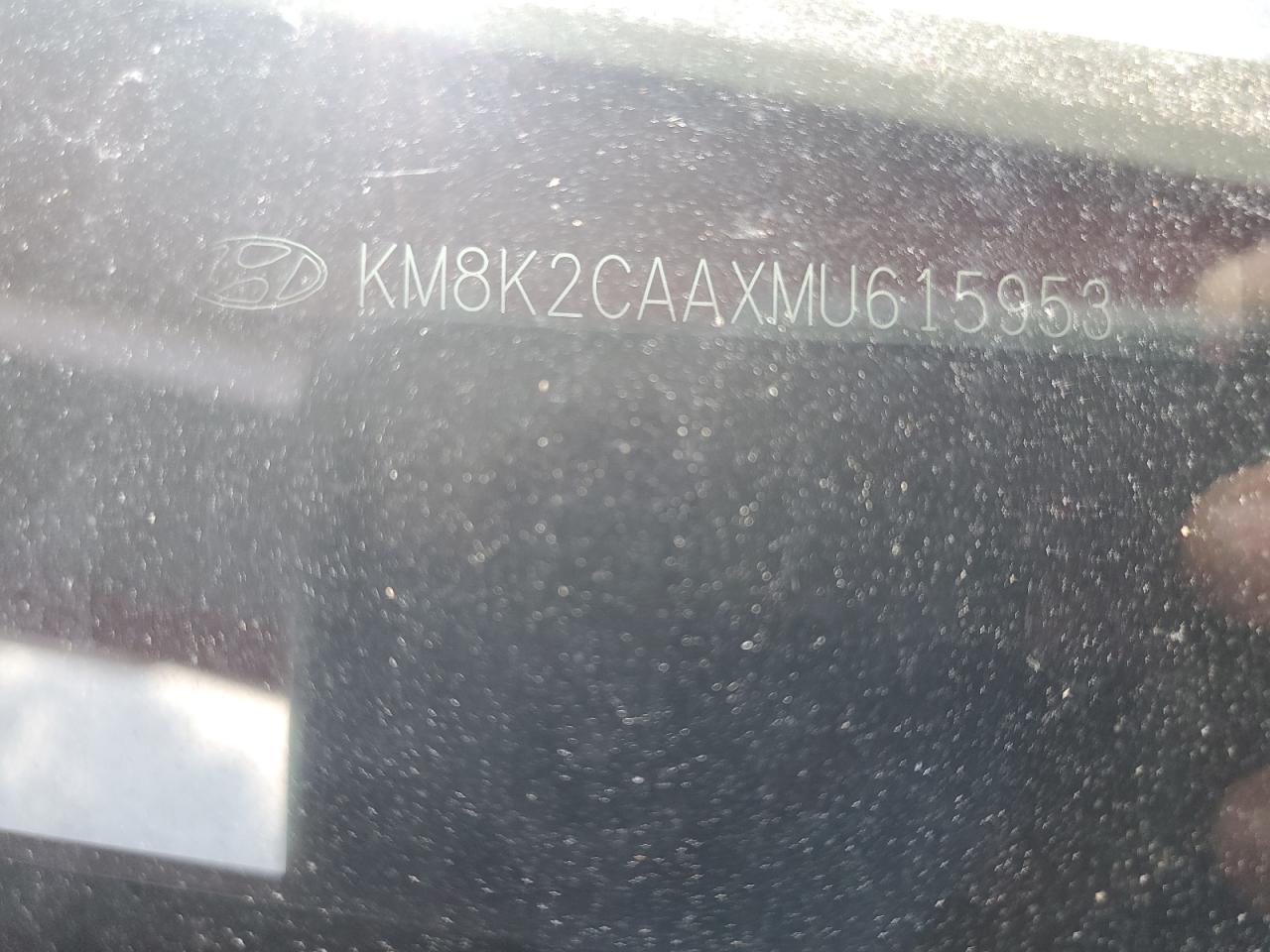 2021 Hyundai Kona Sel VIN: KM8K2CAAXMU615953 Lot: 64926515
