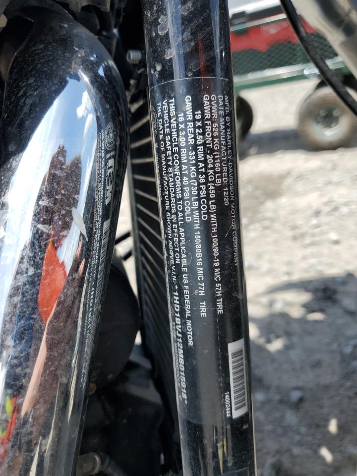 2021 Harley-Davidson Fxst VIN: 1HD1BVJ12MB015918 Lot: 65173515