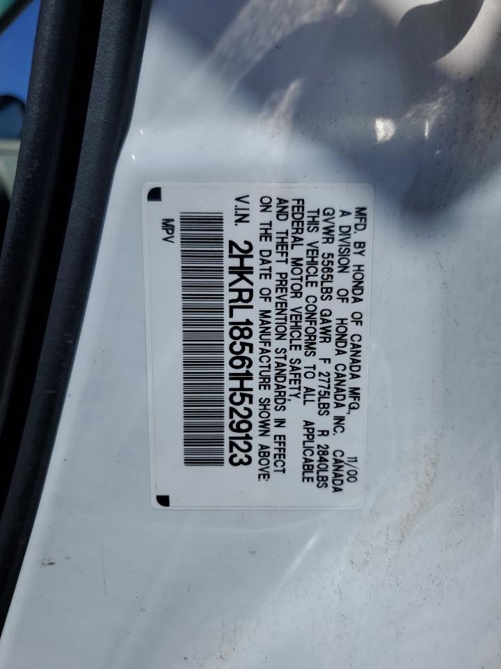 2001 Honda Odyssey Lx VIN: 2HKRL18561H529123 Lot: 64146485