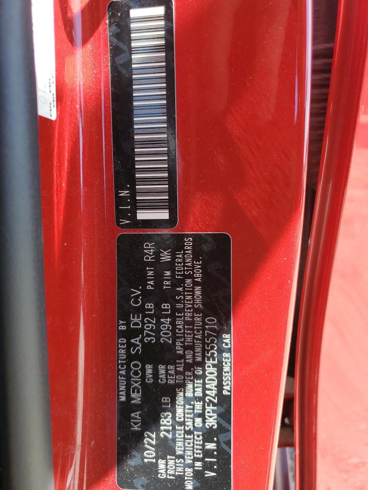 2023 Kia Forte Lx VIN: 3KPF24AD0PE555710 Lot: 87191335