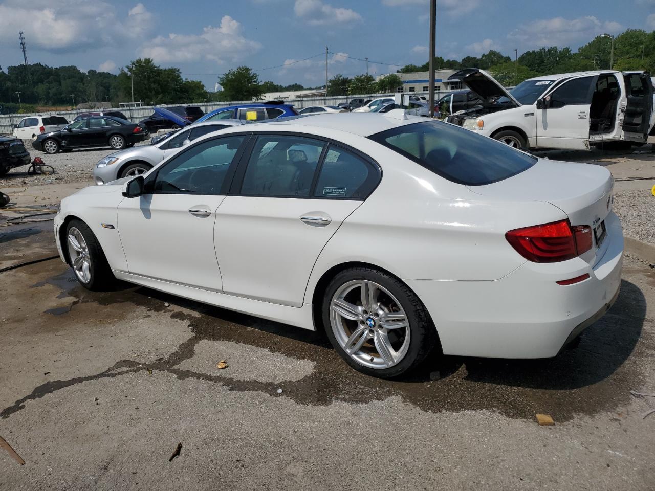 2013 BMW 535 Xi white null gas WBAFU7C51DDU68250 photo #3