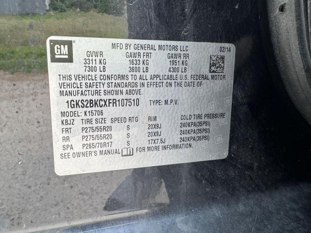 2015 GMC YUKON SLT  