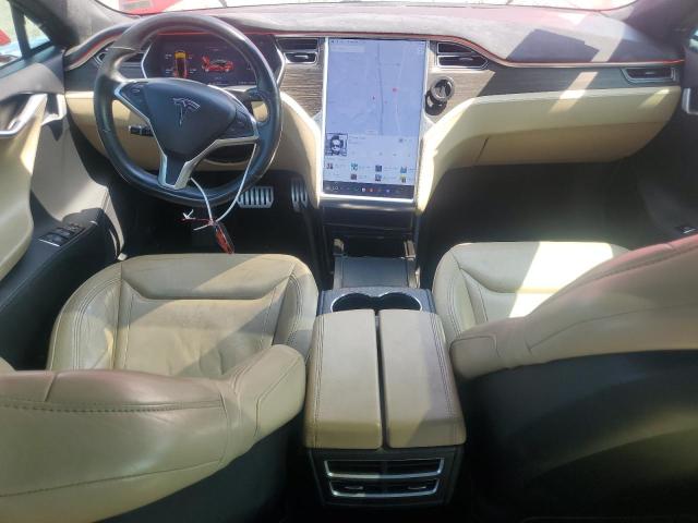 Hatchbacks TESLA MODEL S 2014 Red