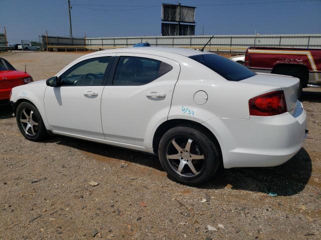 Sedans DODGE AVENGER 2012 White