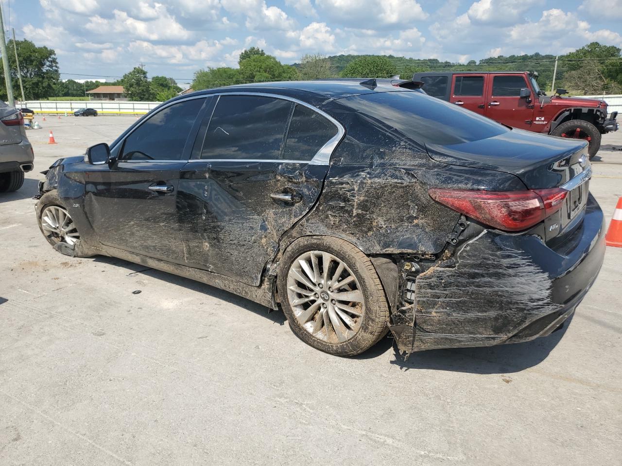 2018 Infiniti Q50 Pure VIN: JN1CV7AR8JM280025 Lot: 63451075