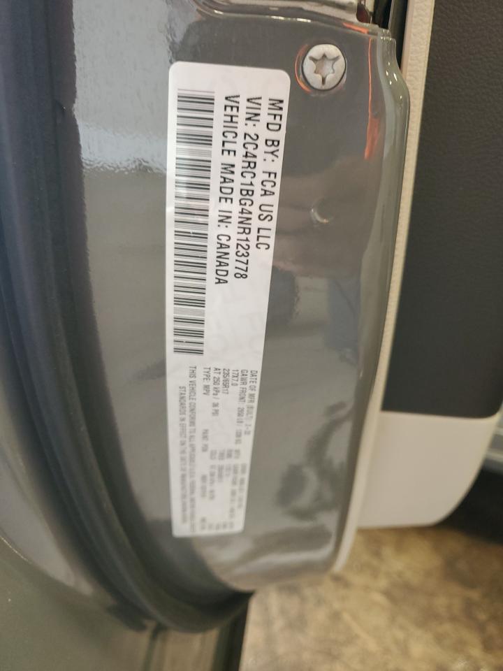 2022 Chrysler Pacifica Touring L VIN: 2C4RC1BG4NR123778 Lot: 64409895