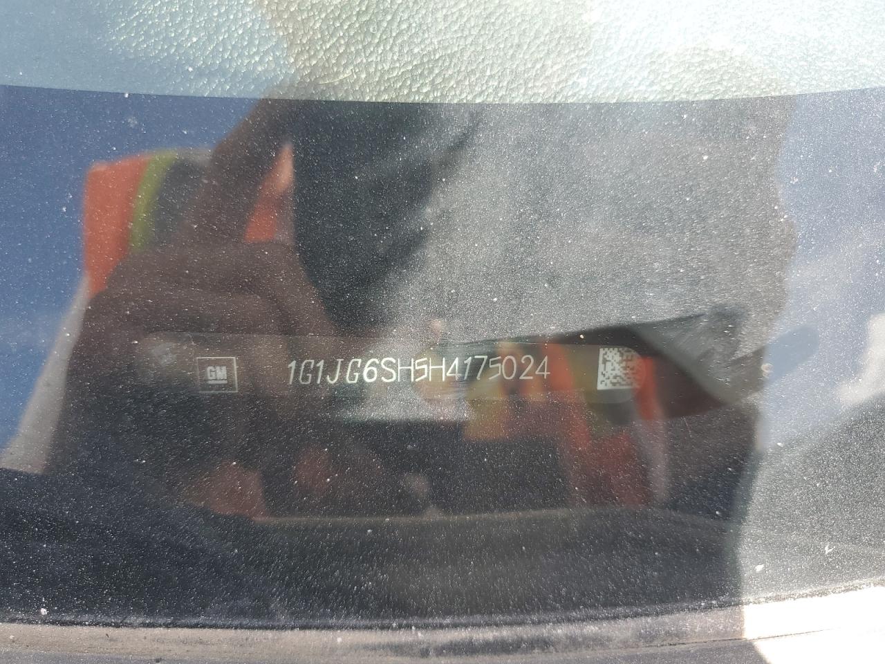 2017 Chevrolet Sonic VIN: 1G1JG6SH5H4175024 Lot: 63309855